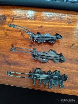 Prodam Westerove velmi unikatni spony do vlasu - kovove 3 - 9