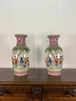 Porcelánové Čínské vázy (135027) - 9