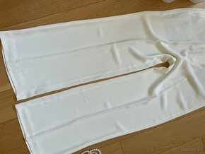 Nové volné bílé elegantní kalhoty s puky Ralph Lauren 40 - 9