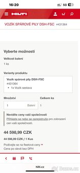 Hilti DSH 900-X rozbrušovací pila - 9