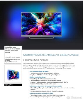 Prodám televizi Philips 55PUS7503/12. - 9