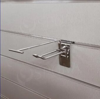 Kolejnicový věšák, Gondola, variabilní s háčky a pod. - 9