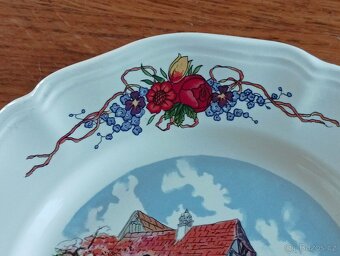 FAJÁNS TALÍŘ SARREGUEMINES HENRI LOUX FRANCIE - 9