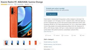 Xiaomi Redmi 9T, 4GB/64GB, Sunrise Orange - 9