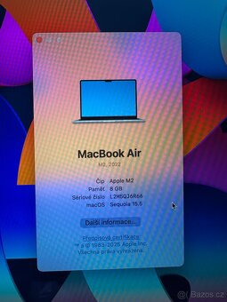 MacBook Air M2 13” 256GB Space Grey - 9