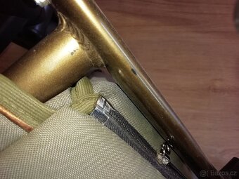 Kočárek tudore traper olive gold - 9