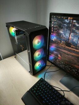 Herní PC Intel core i7/32GB DDR4/RX 580 8GB/SSD 1TB/W10 - 9