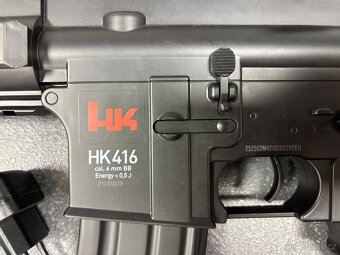 Airsoftova pistole HK 416 6mm včetně nabíječky - 9