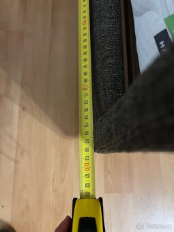 Nová čalouněná postel jednolůžko 120x200 cm tmavě šedá - 9