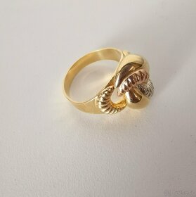 Zlatý prstýnek prsten zlato 18 karátů - 9