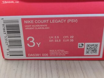 Nové dětské boty kůže Nike, vel.35 - 9