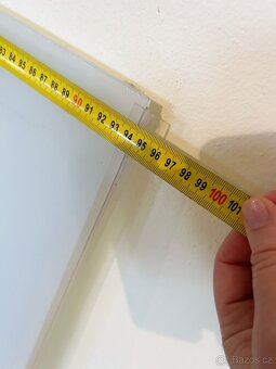 Zasklení na balkon – 3 posuvná skla + 3 matné tabule, nepošk - 9