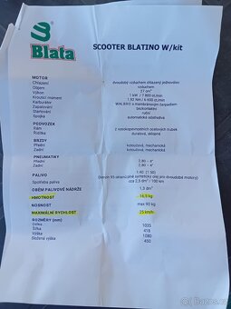 Motorová koloběžka Blata blatino - 9