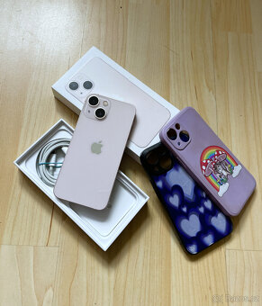 Apple Iphone 13 mini 128GB růžový / krásný stav / - 9