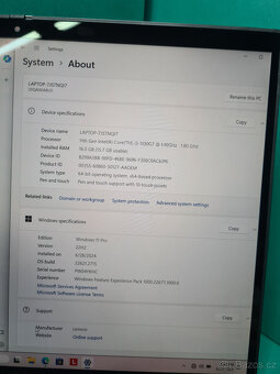 Lenovo X1 TITANIUM YOGA 14" i5-1130g7 16GB√512GB√QHD√1rZ√DP - 9
