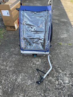 kočárek na brusle, běh, za kolo - 9