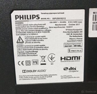 PHILIPS SMART TV UHD 4K 50"(127CM) - 9