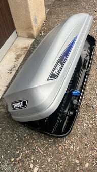 THULE PACIFIC 600 STŘEŠNÍ BOX,RAKEV,TOP STAV,JAKO NOVÝ - 9