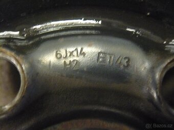 Originál disky Škoda 14" kola 14", disky 14". - - 9