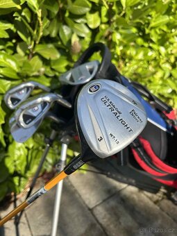 Prodám golfový set US Kids Golf, 63", 157 až 169cm - 9