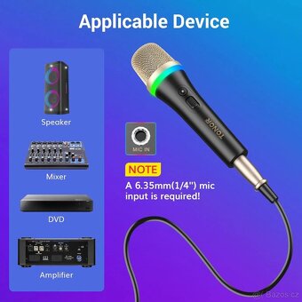 Dynamický mikrofon Tonor D2 RGB - 9