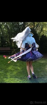 Cosplay / kostým Kamisato Ayaka +wig vel. M/L - 9