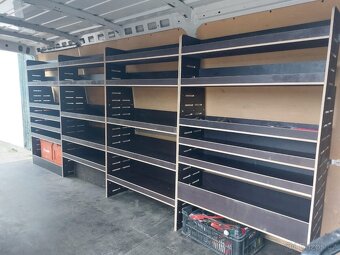 Regály, vestavba do Dodávky,furgon, CNC - 9