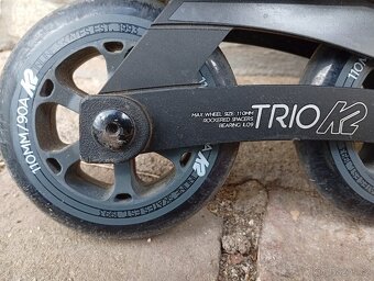 Tříkolečkové Inline Brusle K2 Trio (Vel. 10 US) 43/44EU - 9