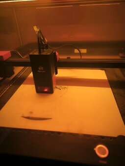 AlgoLaser Alpha MK2 20 W diodový laserový gravír - 9