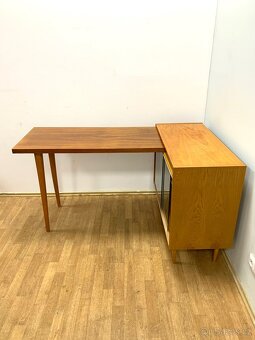 Retro psací stůl 60. léta Brusel - 9