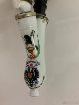 Porcelánová vojenská fajfka - 9