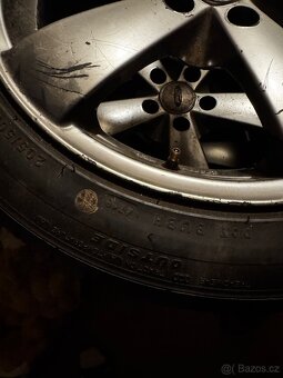 4x Alu kola 5x108 R17 + 4x pneu Tomket 205/50ZR17 - 9