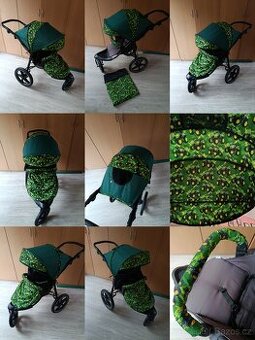 Stříška + set na Hauck Runner 2,nové k odeslání - 9