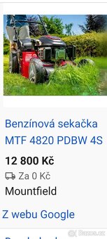 Benzínová sekačka Mountfield 46 cm - 9