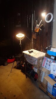 Designová stojací lampa, Slunce, Vintage - 9