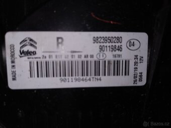 PRAVÉ ZADNÍ SVĚTLO CITROEN C4 CACTUS 9823950280, 9821352180 - 9