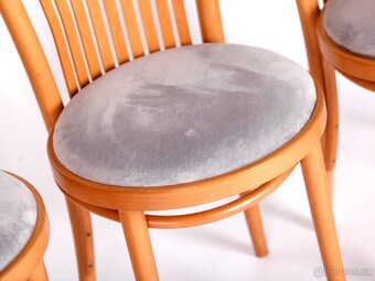 4x zachovalé jídelní židle TON. - 9