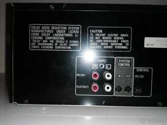 kazetovy prehravac Technics RS-X120 / Double Cassette Deck - 9