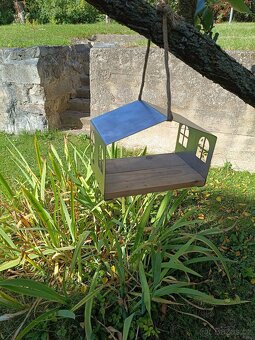 Krmítko pro ptáky stříbrné - 9