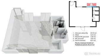 Pronájem obchod a služby v Horoměřicích, ul. Velvarská - 9
