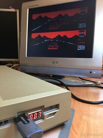 Historický počítač Atari 1040 STF + GoTek Floppy Emulator - 9