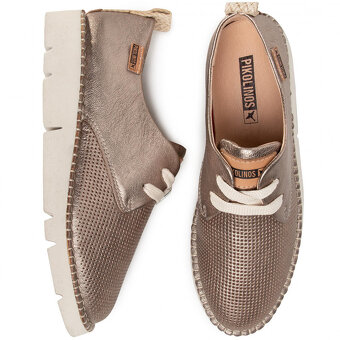 Stříbrné kožené boty PIKOLINOS vel. 40 - 9