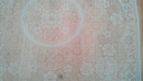 Vintage : malé ubrusy-damašek, krajka - 9