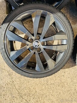 5x100 Originální ALU Kola Škoda R17 Fabia 2,3,4 Rapid,Scala - 9