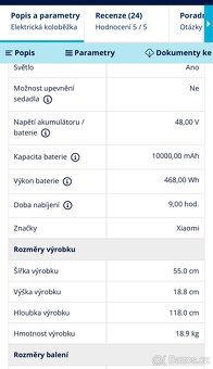 Prodám Elektrokoloběžku - 9