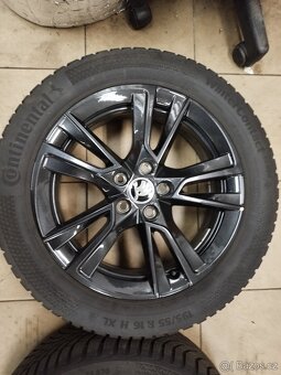 SADA ZIM. KOMPLETŮ AL. 6 J x 16 ET 45 - 5 x 100 na Š. FABIA - 9