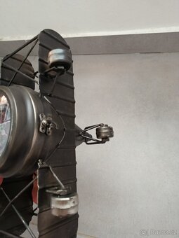 Hodiny kovové letadlo - 9