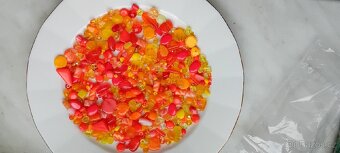 Skleněné korálky mix, české, 250g, 13 barev mixů - 9