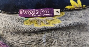 Úpletové šaty Purple Jam - 9