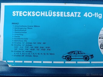 Sada na utahování a povolování matek a šroubů. - 9